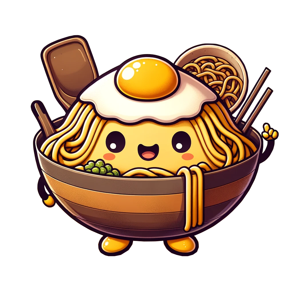 オムそば丼マスキャラ